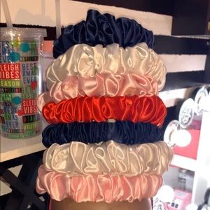 Ruffle Satin Headbands
